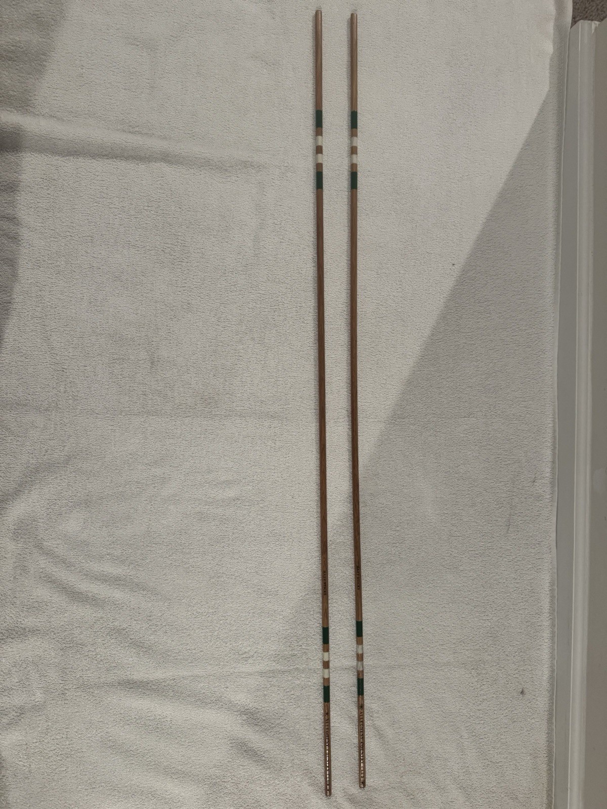 Hazy Sticks Golf Alignment Stick Wood Green White Wooden Training Practice Aid