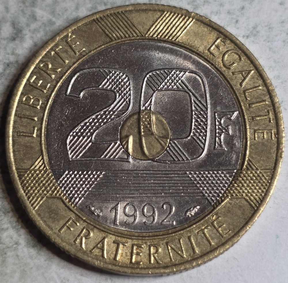 France 1992 20 Francs
