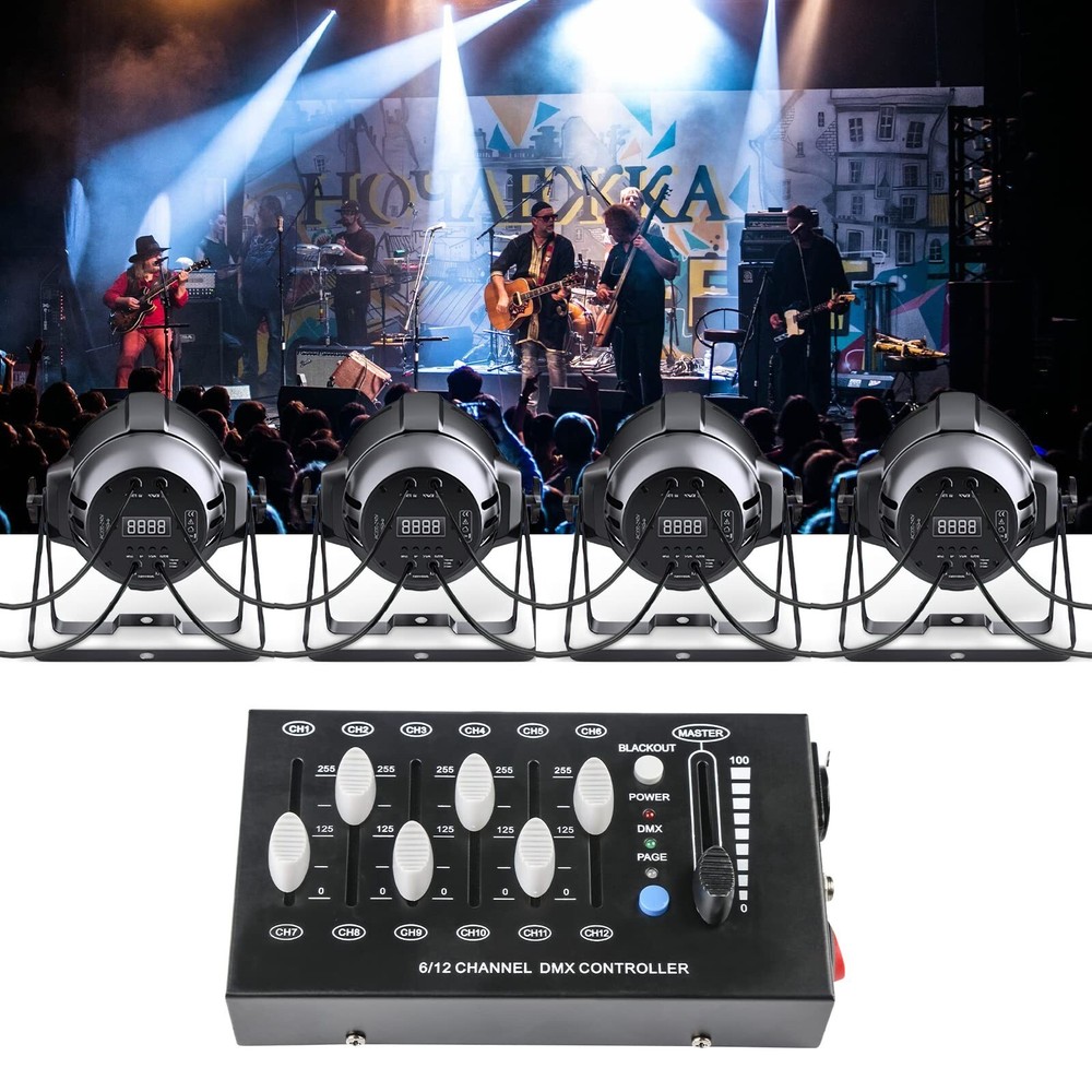 12 Channel DMX Dimmer Controller, Portable Design, Perfect Quality, Standard ...