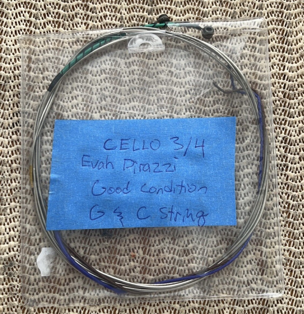 Pirastro Evah Pirazzi 1/2-3/4 Cello G & C String - Medium