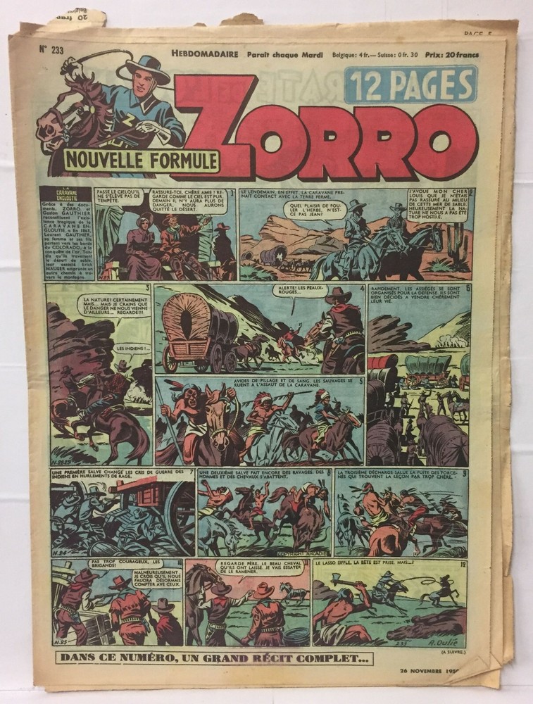 Zorro - 26 November 1950 - No. 233