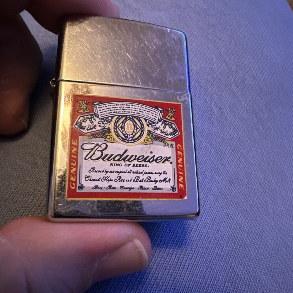 Zippo Lighter Bud Budweiser 2001 USA