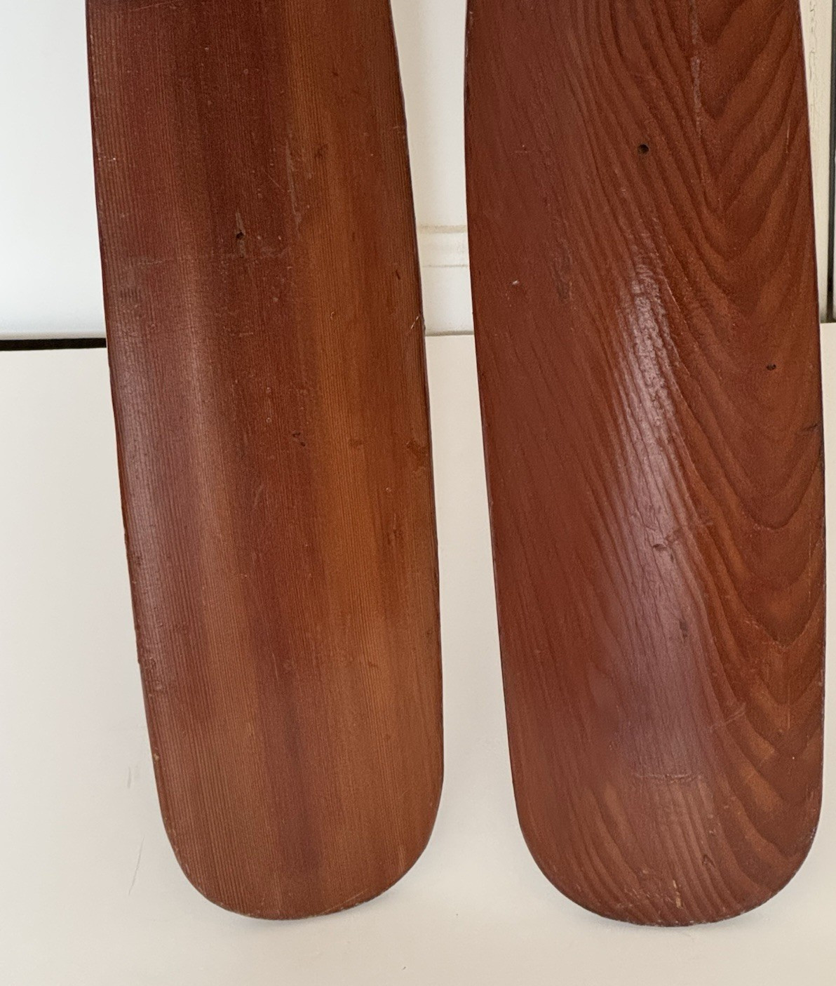 (2) VERY NICE PADDLES 60" LONG - NICE PATINA
