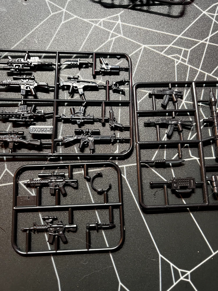 lego compatible mini figure multi weapon lot