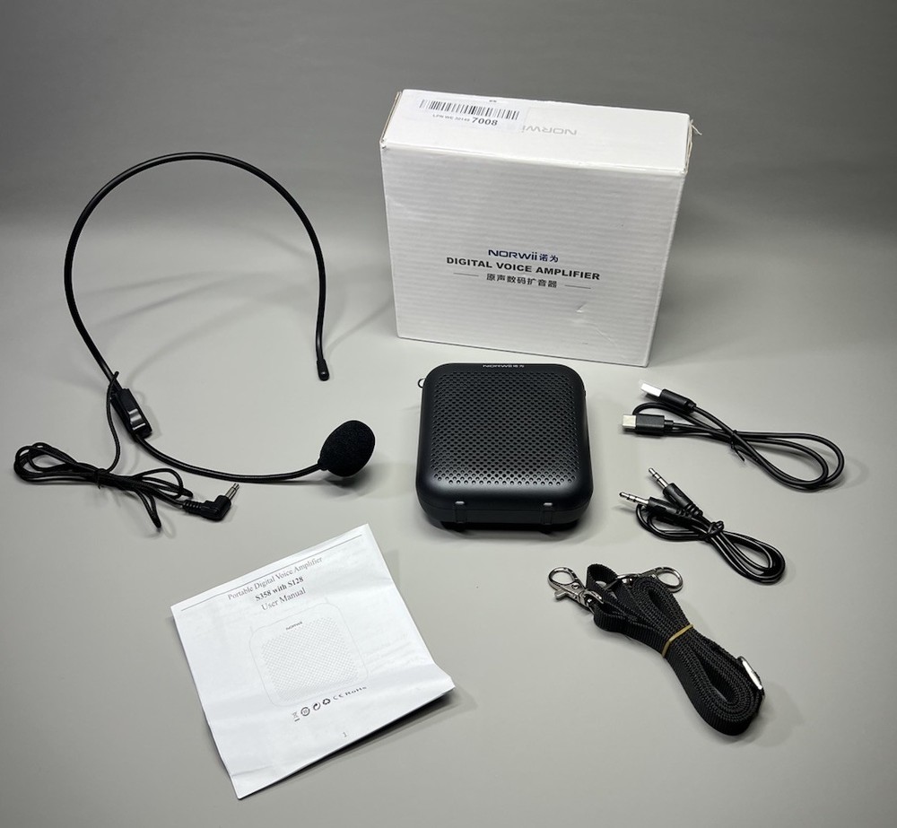 Loud Voice Amplifier Portable Mini Wired Microphone Headset Bluetooth Speaker