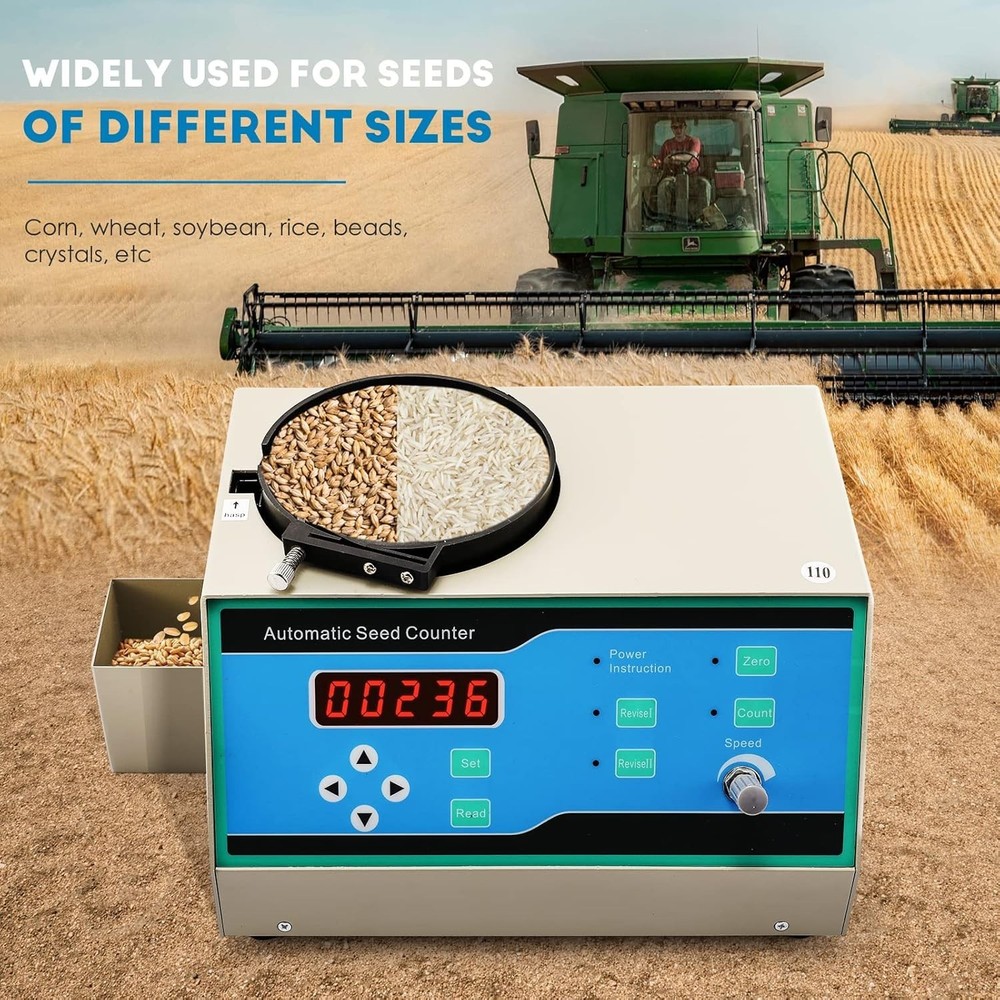 CGOLDENWALL New Automatic Seeds Counter Machine Microcomputer Automatic#4536AR2