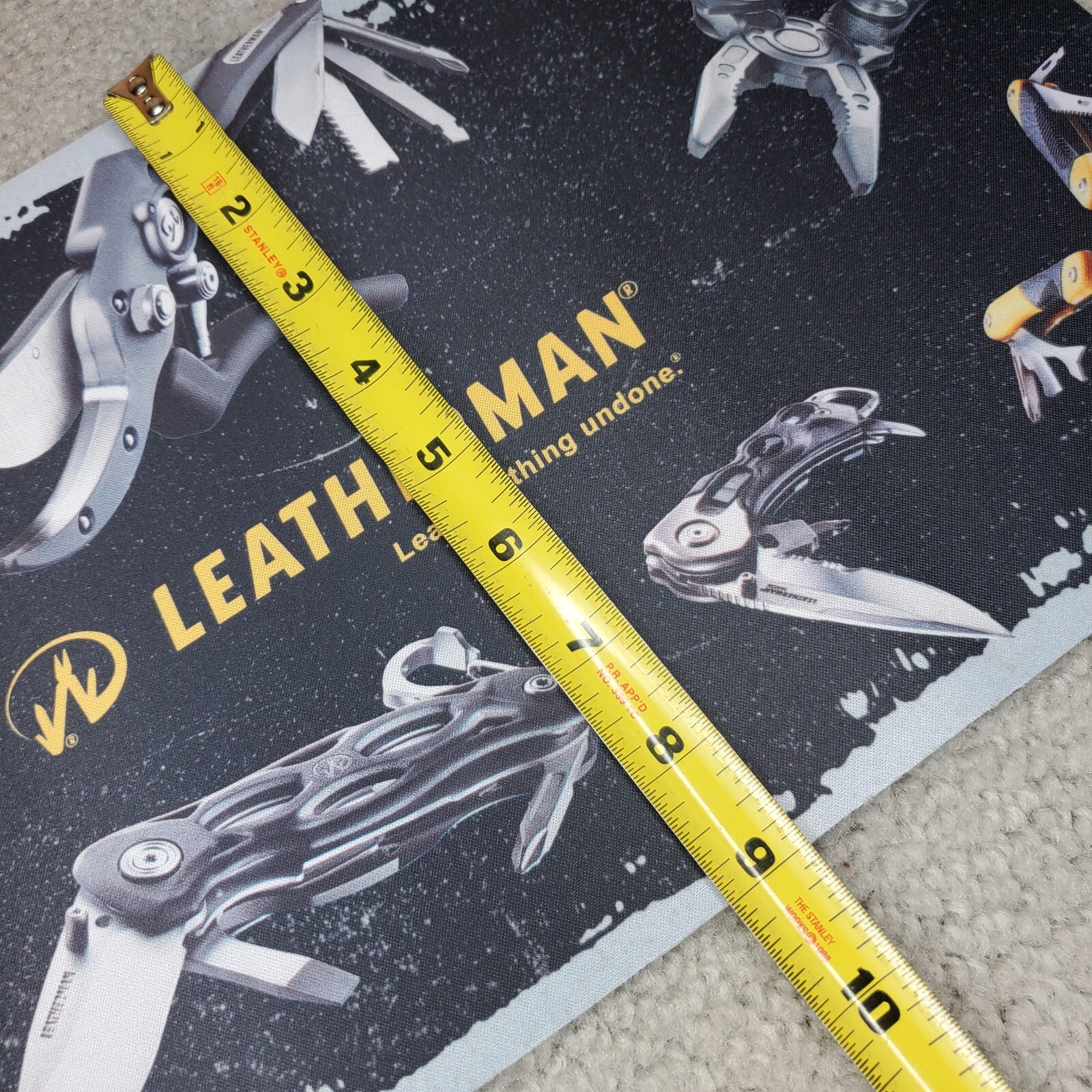 RARE Leatherman Counter Mat Advertisment 15.5" X 9 Counter Display, Work Mat New