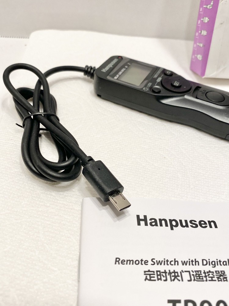Hanpusen TR-90 Remote Switch With Digital Timer New! (open Box)