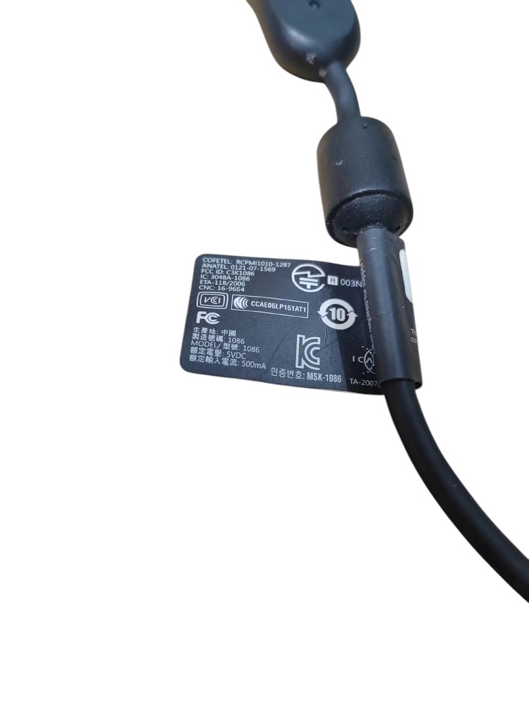 Xbox 360 Gaming Wireless Receiver For Windows MODEL 1086