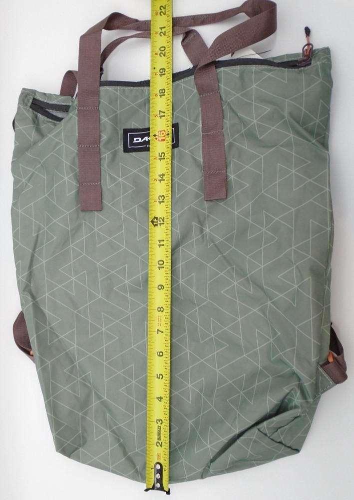 Dakine Packable Tote Pack 18L BackPack Lightweight Rumpl Green