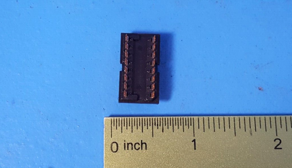 (5 PCS) IC SOCKET, 616-D65, AUGAT