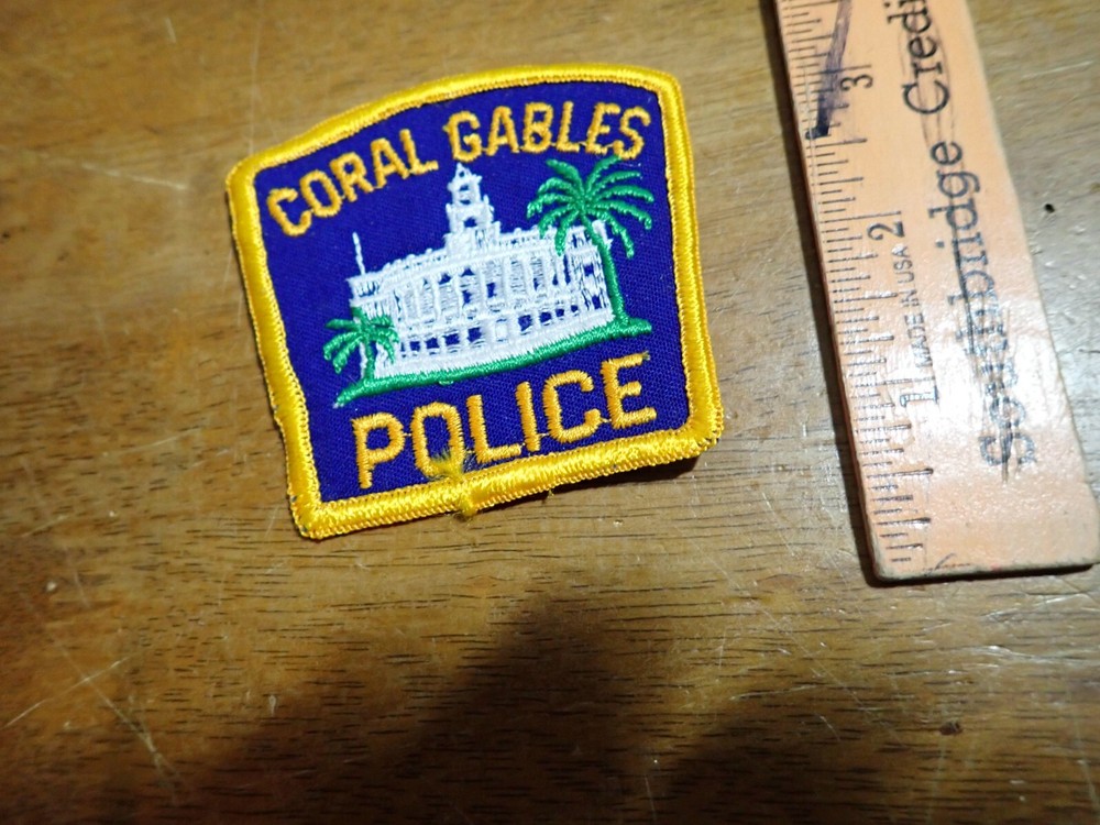 CORAL GABLES FLORIDA     OBSOLETE VEST PATCH BX E#17