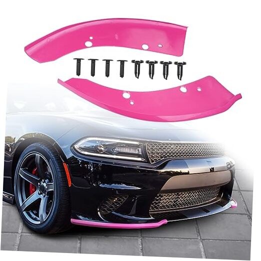 Front Bumper Lip Splitter Protector Compatible with Dodge Charger SRT