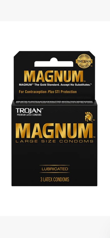 Trojan Magnum  Lubricated 3 Pack