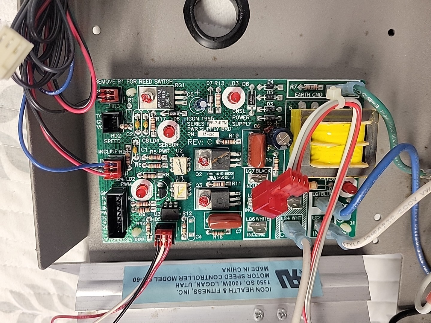 ProForm 735 CS Treadmill Complete Lower Main Board And Power Supply Clean Tested