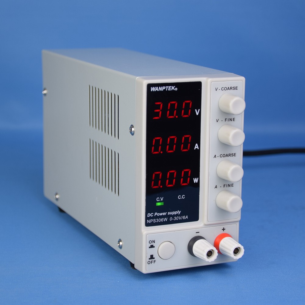 DC Power Supply Variable Adjustable Switching Regulated Power Supply 0-30V 0-6A