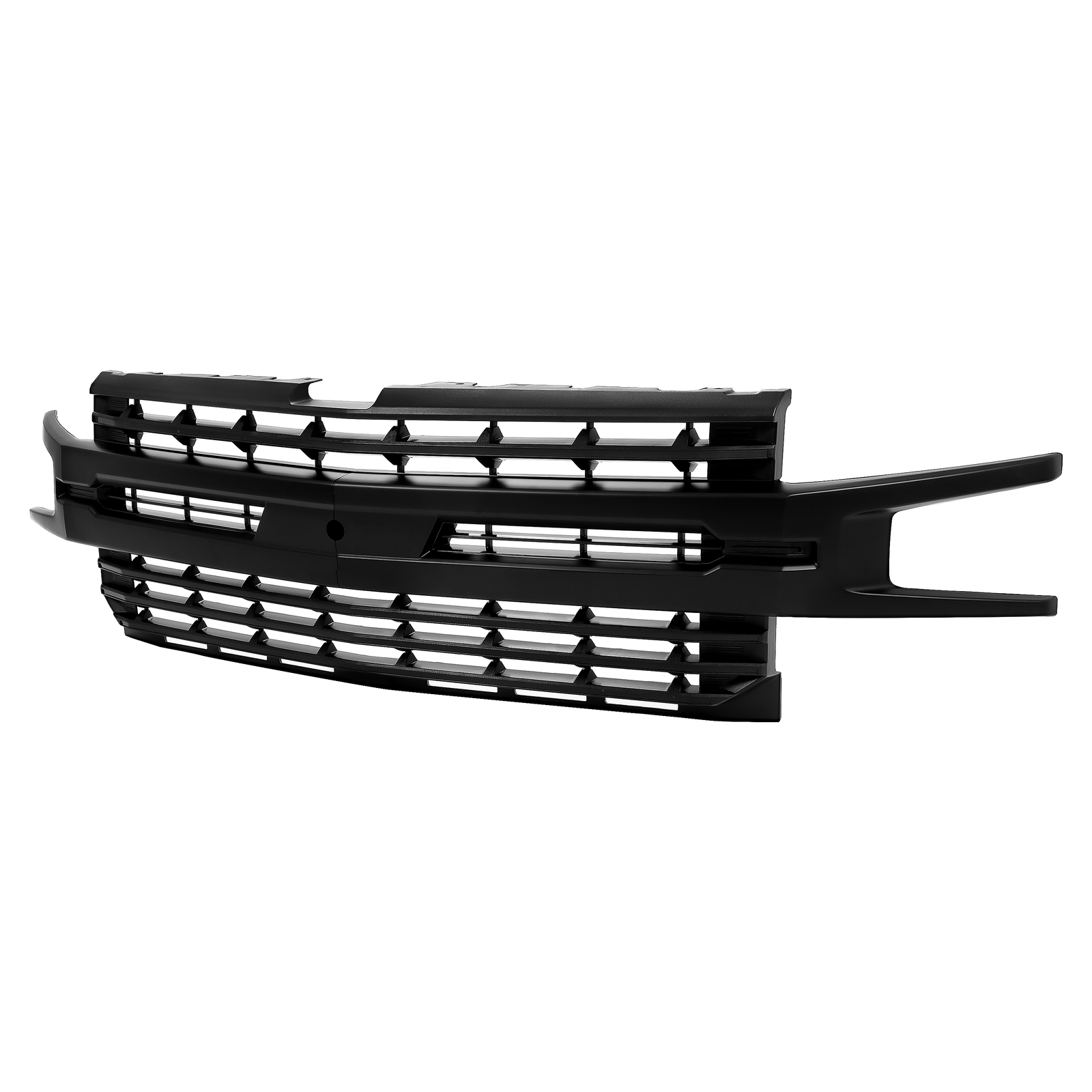 Matte Black Front Bumper Upper Grille For Chevy Silverado 1500 2019-2022 2021
