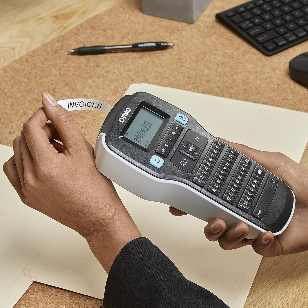 Versatile LabelMaker 160: Simplify Organization with QWERTY & 3 Label Cassettes
