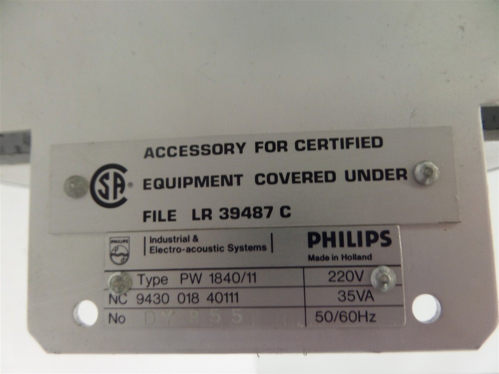 Philips PW 1840 Diffractometer Control Unit