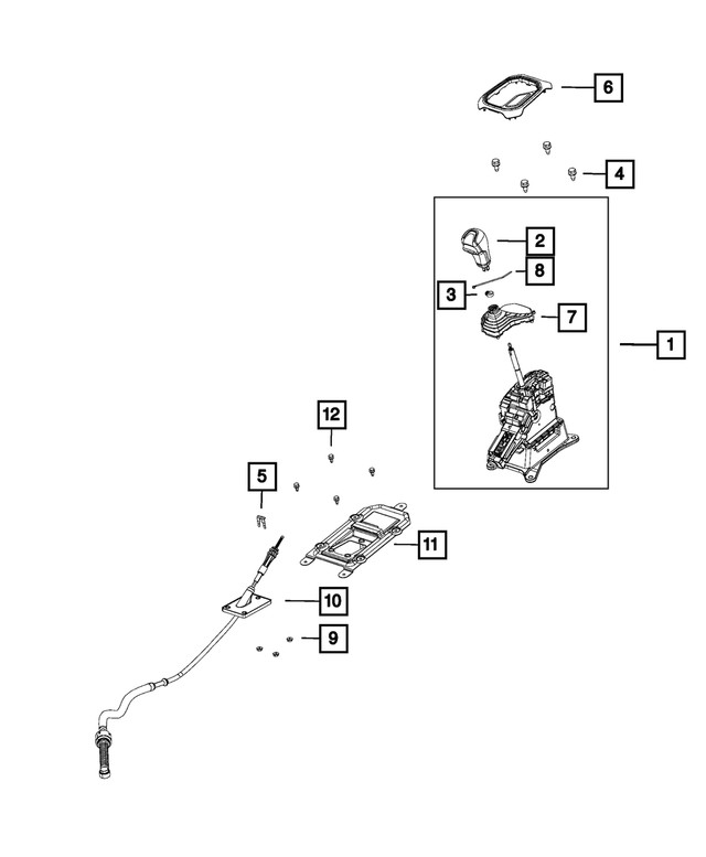 Genuine Mopar Gearshift Boot 6AE87PXRAA
