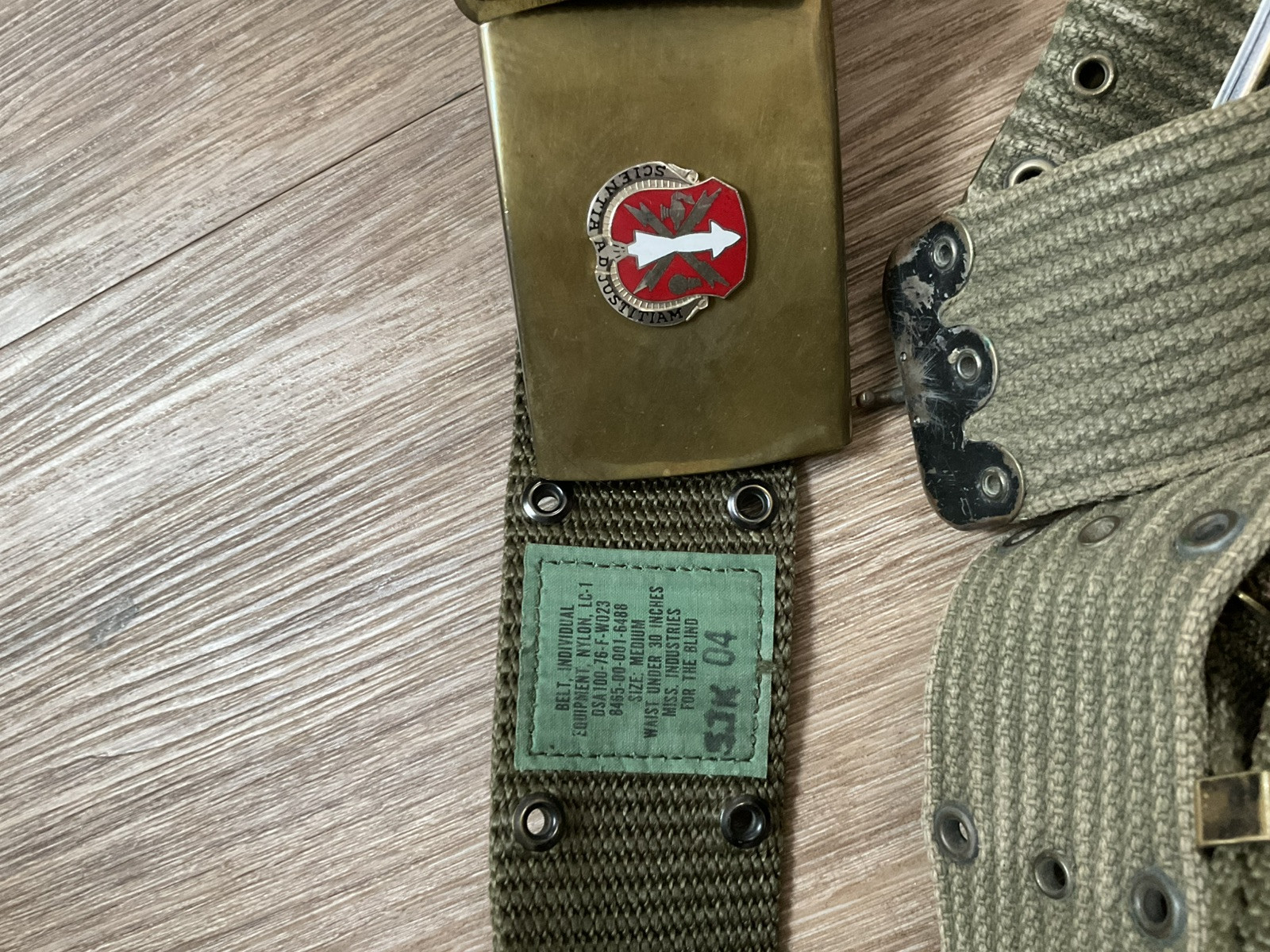 Lot of 3 Webbelts WIl to modern DI Belt bb129