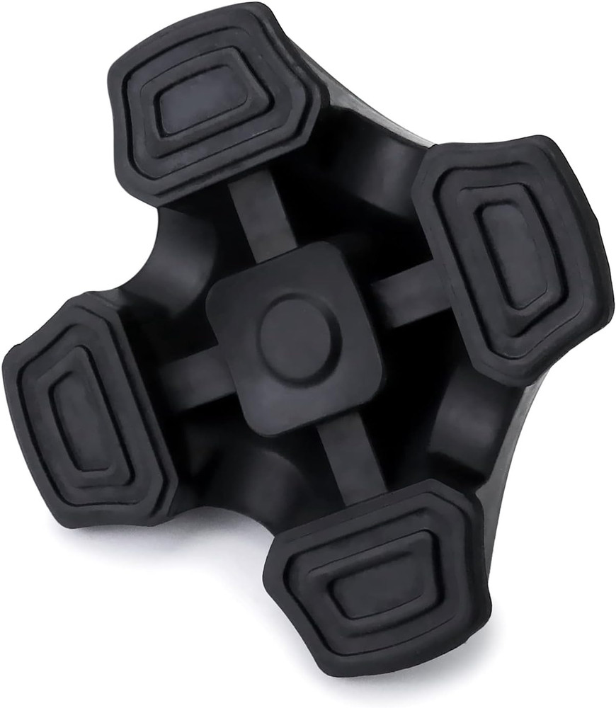 Rubber Replacement Foot Pad for Walking Canes, Universal Stable Four Point St...