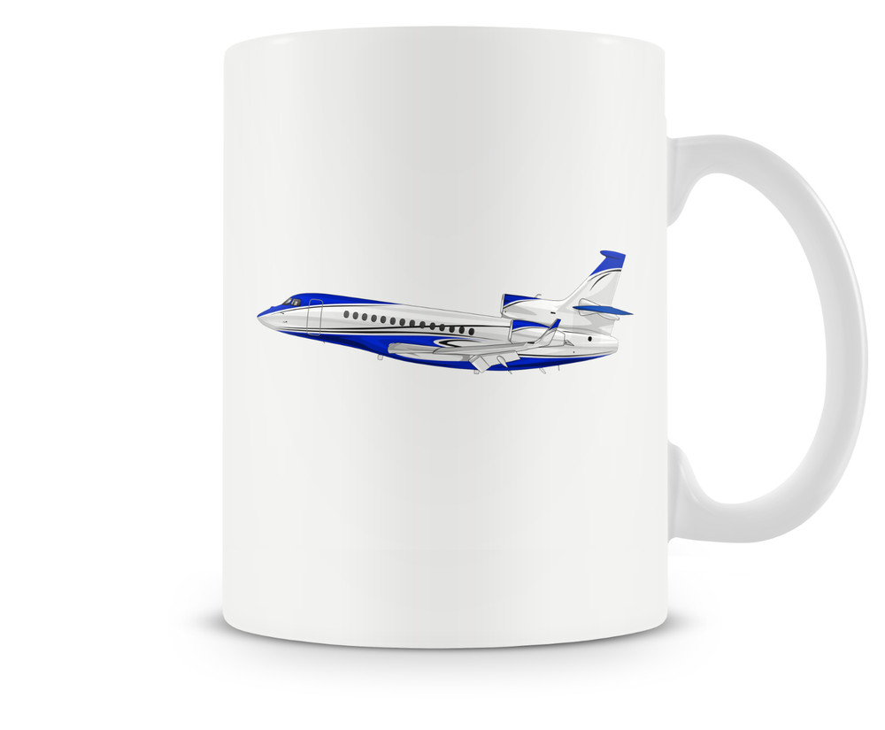 Dassault Falcon 7X Ceramic Coffee Mug - 15oz.