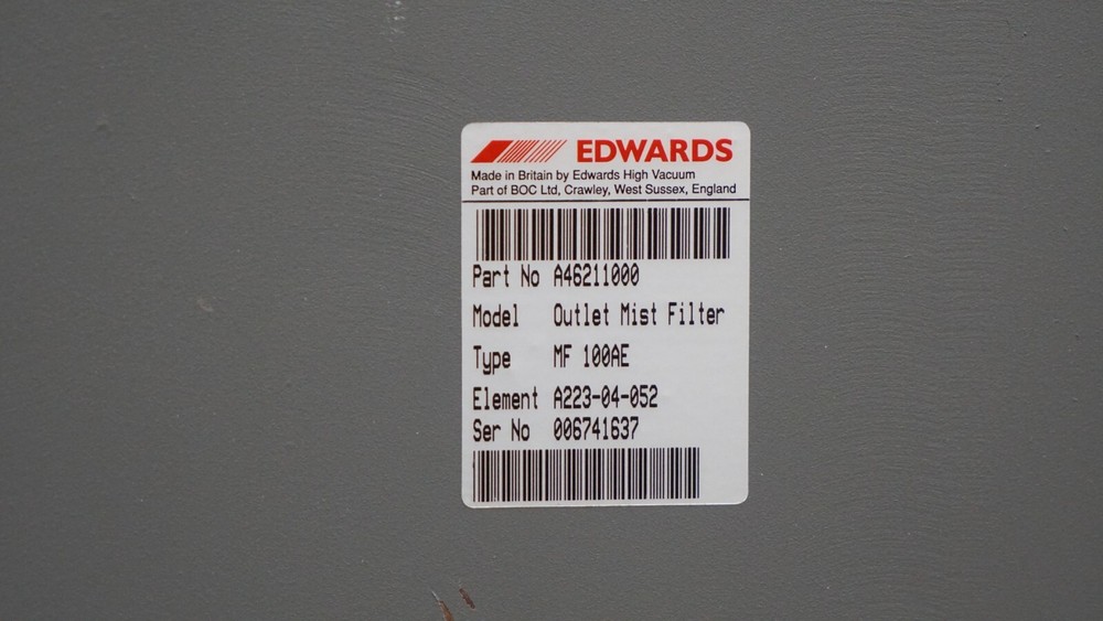 EDWARDS E2M40 PFPE Rotary Vane Two-Stage Vacuum Pump 3PH