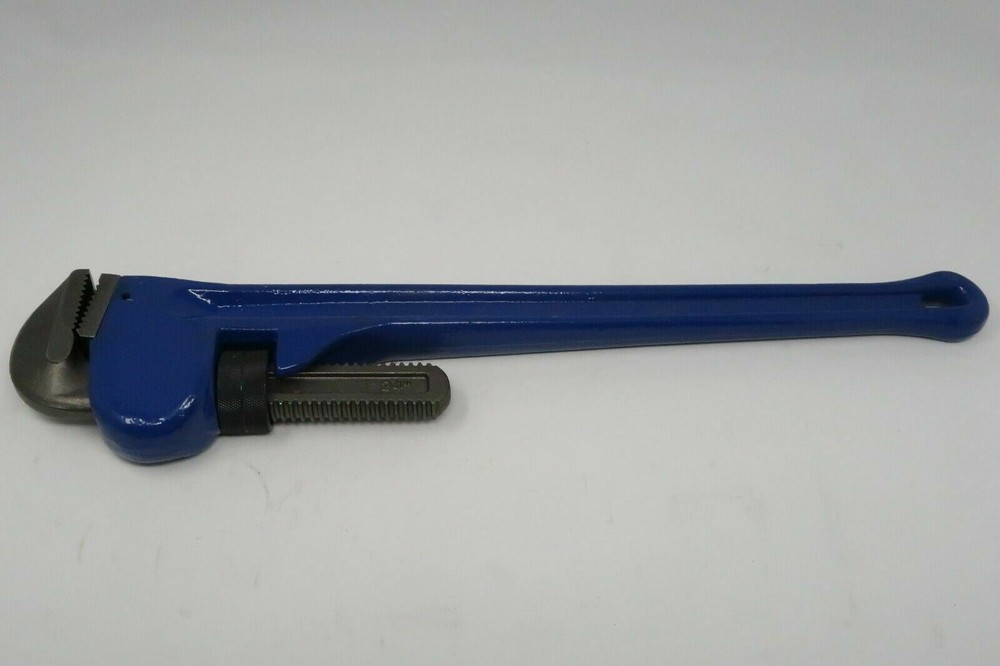 Eclipse Tools ELPW24 24" Leader Pattern Pipe Wrench, Blue ENGLAND