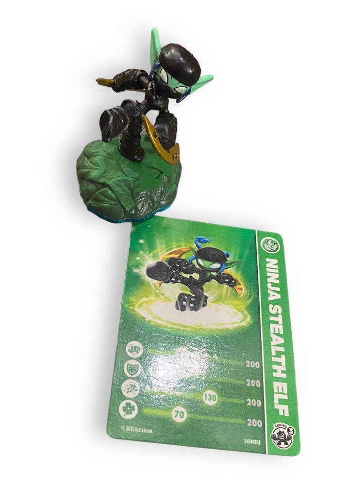 Skylanders Swap Force: Ninja Stealth Elf Figure w/ Card