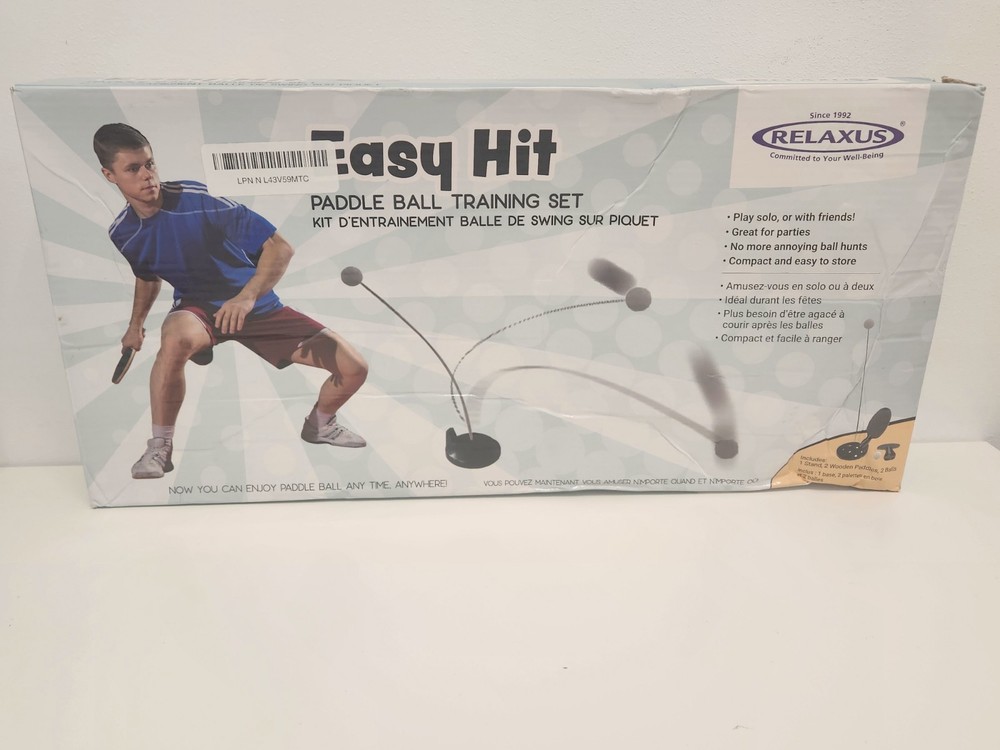 Relaxus Easy Hit Paddle Ball Training Set