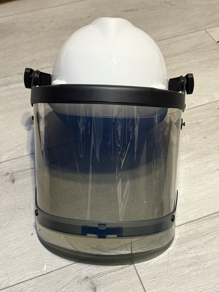 ARC GUARD FACE SHIELD & HELMET-HAT MSA SIZE MEDIUM NEW
