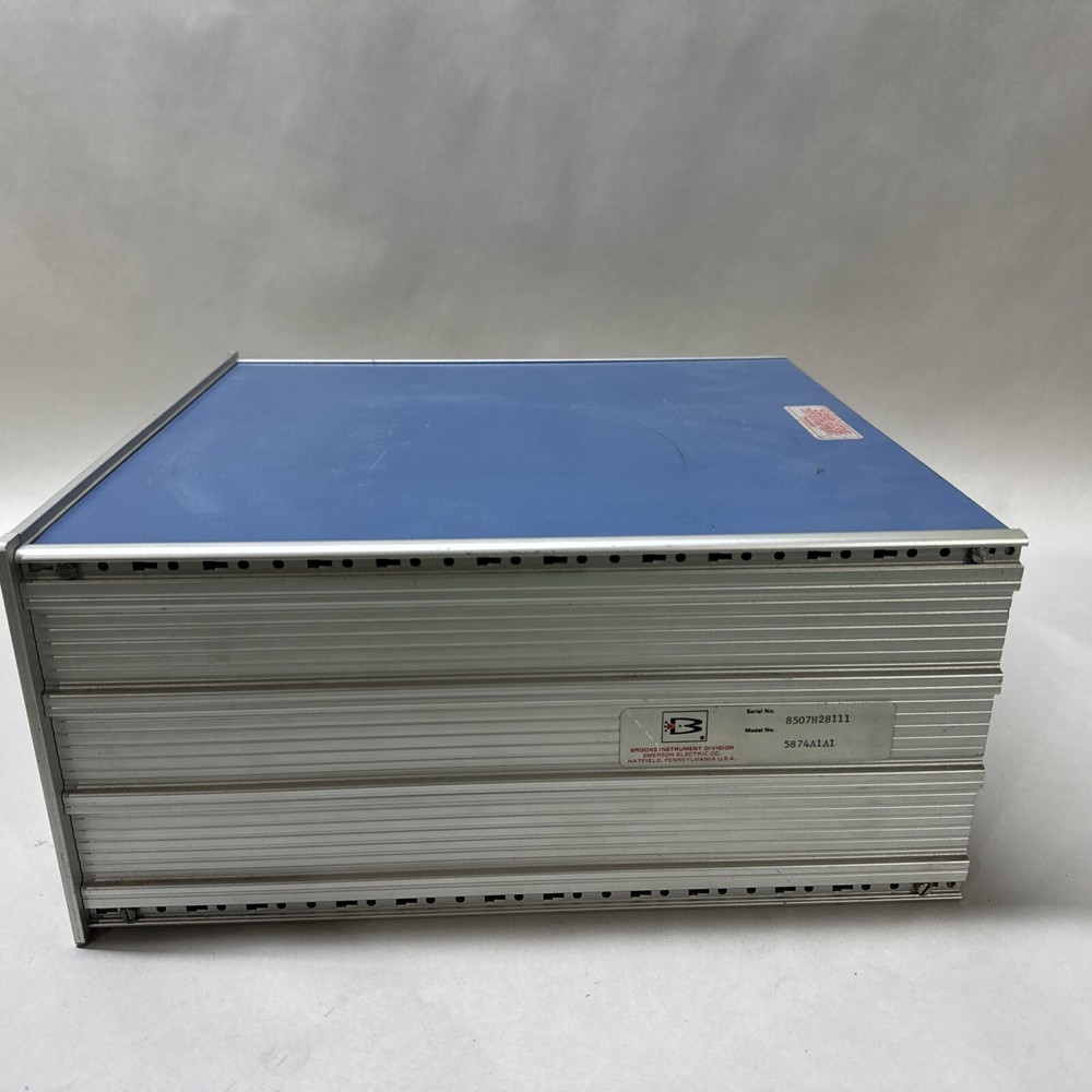 Brooks Instrument Mass Flow Controller 4 Channel 5874-A Total Controller Unit