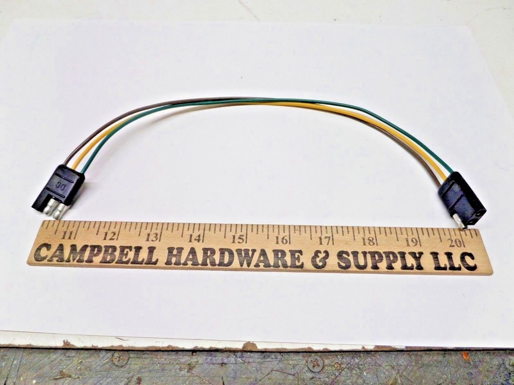 3 Pole Pin Conductor Flat Molded Trailer Loop Connector