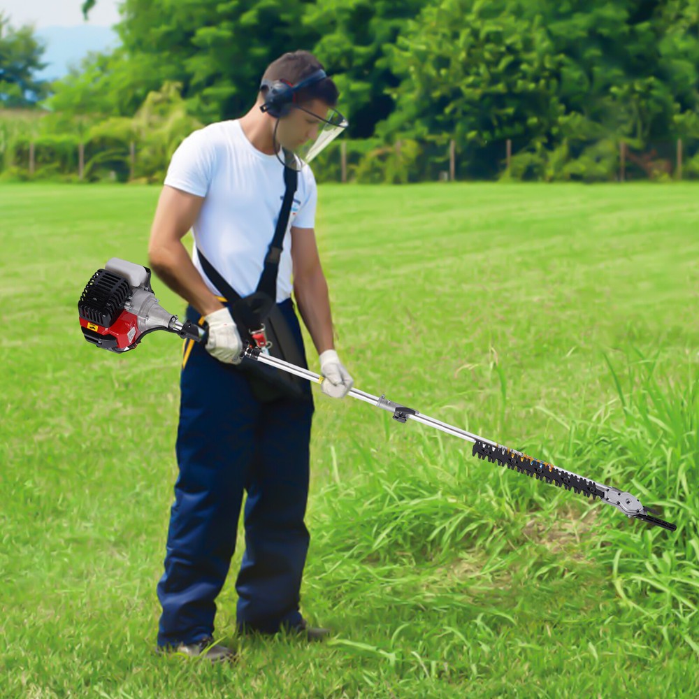 52cc 2-Stroke Brush Cutter - Professional Multi-Tool for Weeding and Landscaping