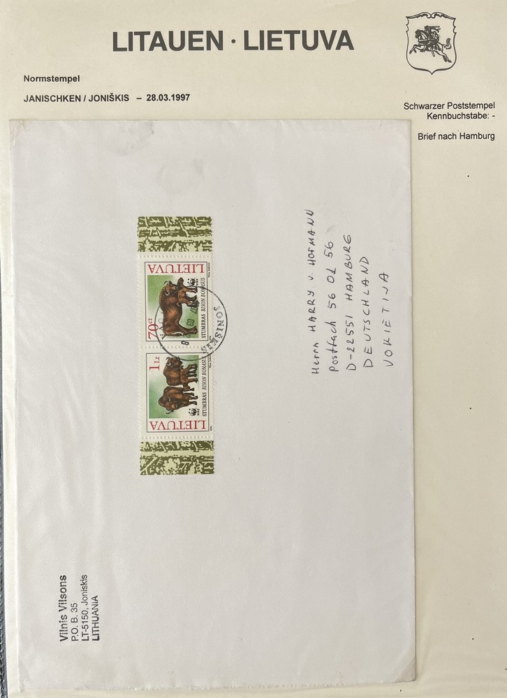 LITHUANIA 1990s/2009 Covers FDC x 19 Incl. Triangulars LA291