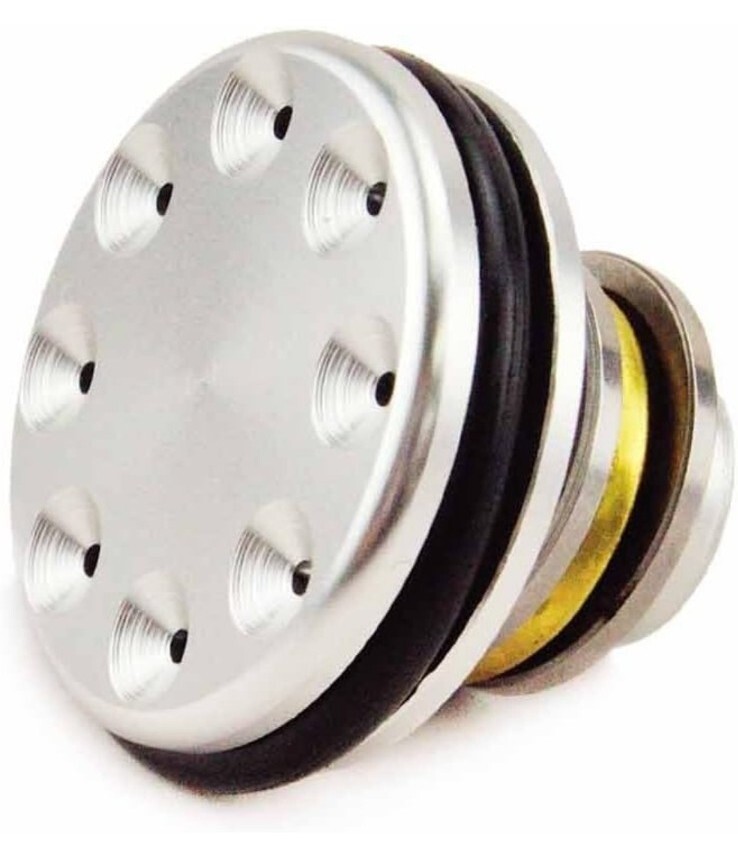 AOLS Piston Head Aluminum Precision CNC Machined - Grey