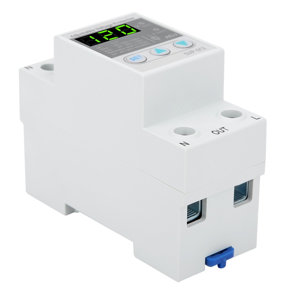 120VAC 63A Adjustable Self-Recovery Under Voltage Auto-Reset Protection Switch