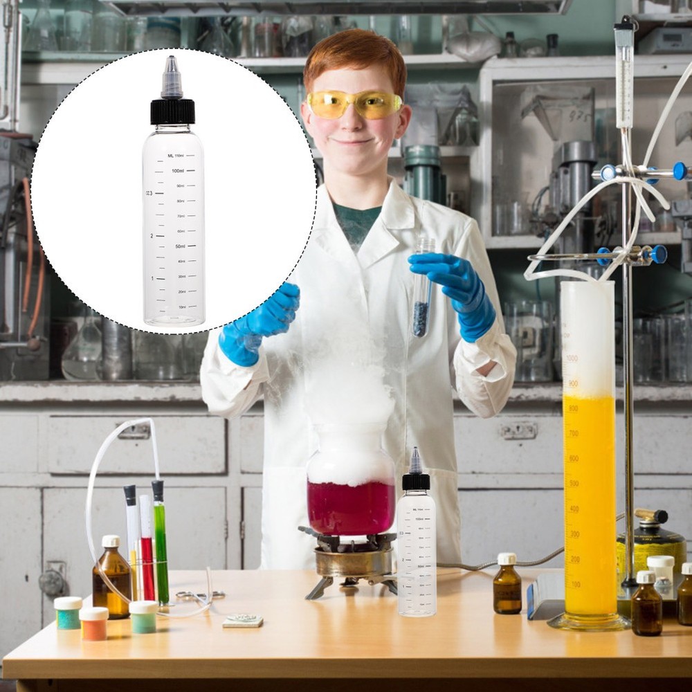 12 Pcs Plastic Squeeze Bottles Liquid Containers for Chemical Formula Use