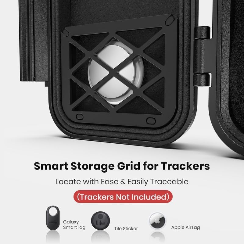 "Waterproof Magnetic Key Box for Under Car - Secure & Discreet Hiding "