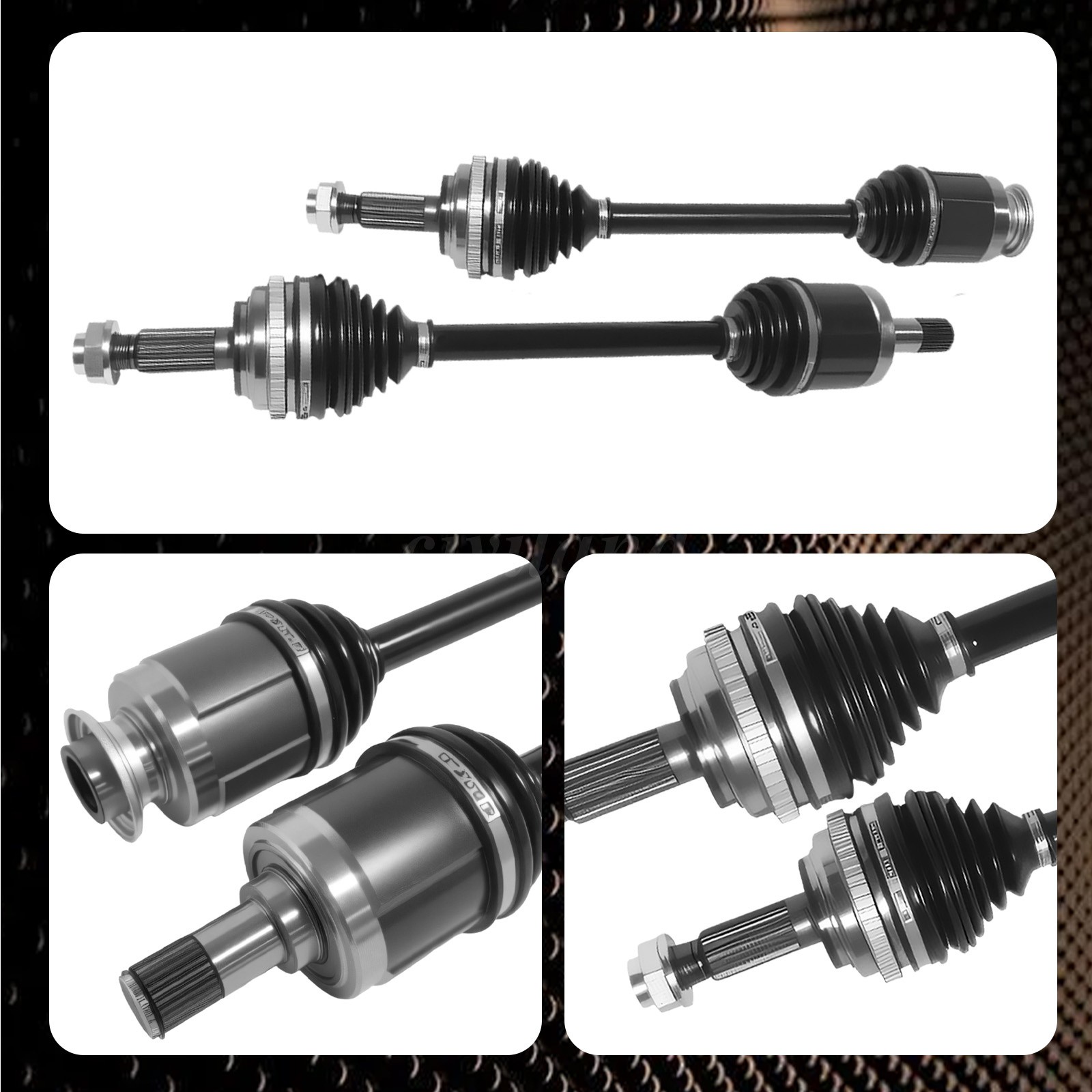 CV Axle Shaft Front Left & Right Set for Honda CR-V 2.0L Automatic 4WD 1997-2001