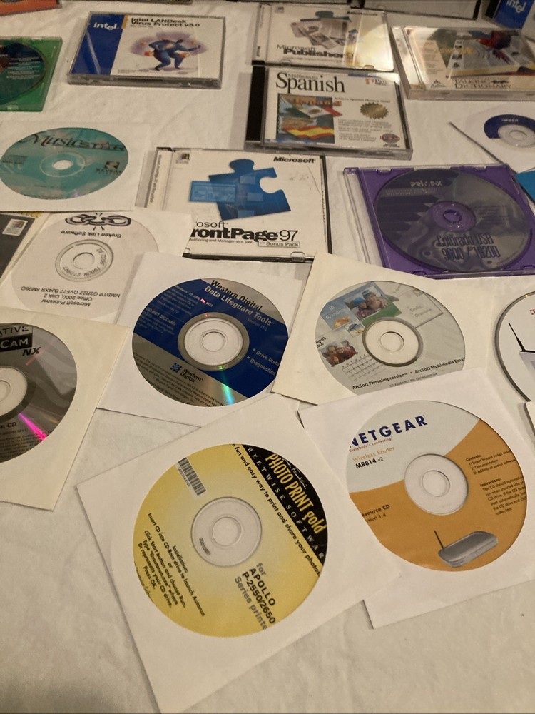 Lot of program Installation, driver, software update CD-ROM discs