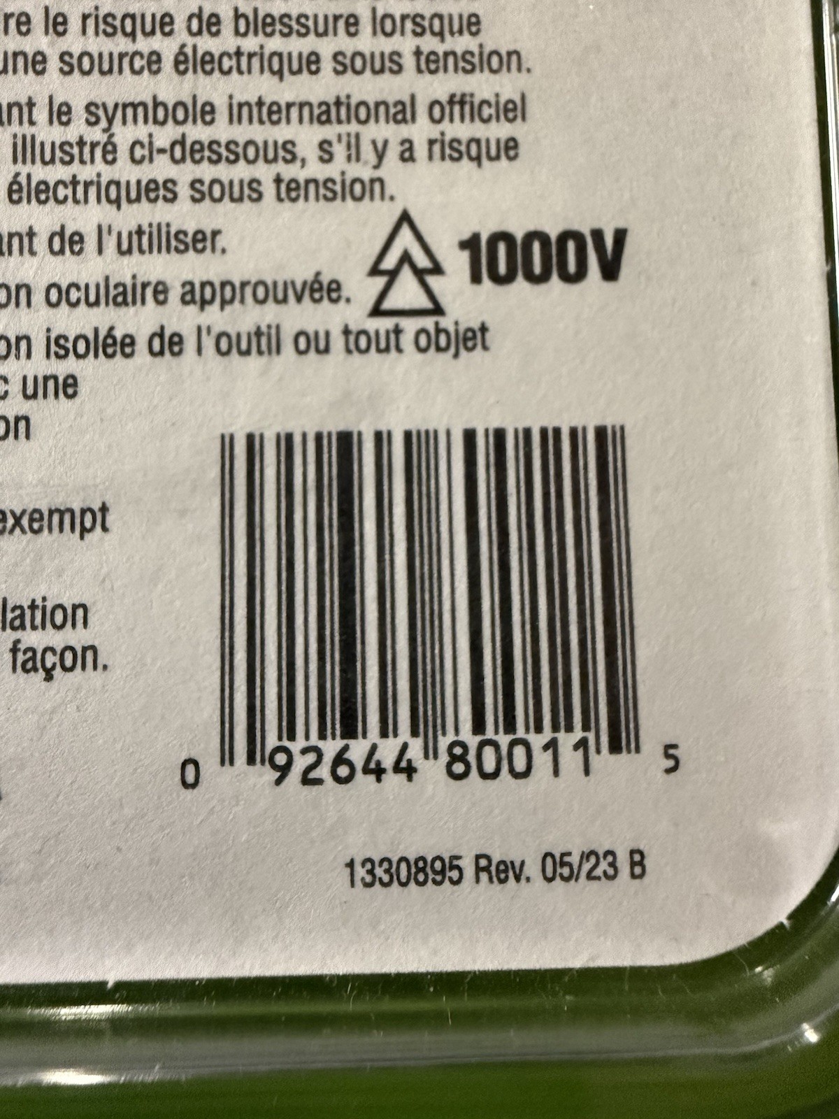 NEW Klein Tools 1000V 5-Piece Insulated Tool Kit Safety 9415R