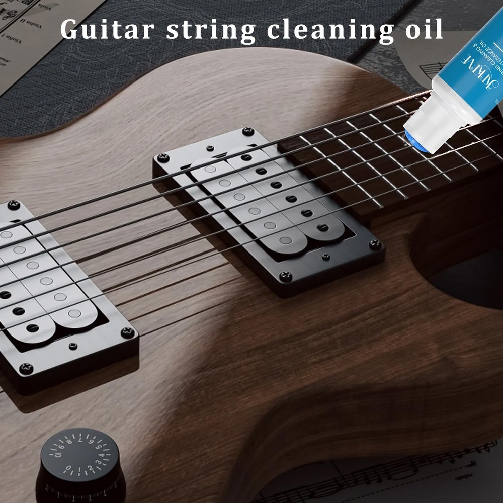 Guitar Cleaning Kit – 8-Pack Complete Care Set with Innovative Sponge Applicator