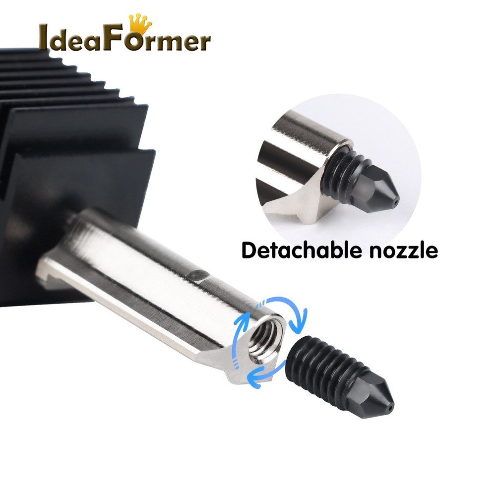 For Bambu Lab A1/A1 Mini 3D Printer Hotend Extruder Nozzle Kit 0.4mm