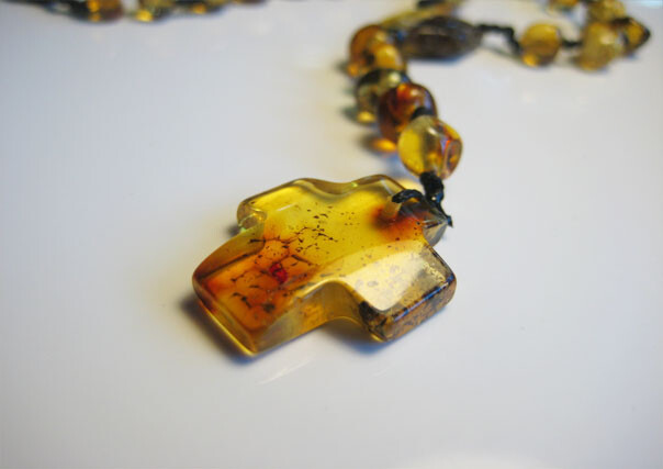 Genuine Amber prayers Catholic Rosaries Baltic amber !!!