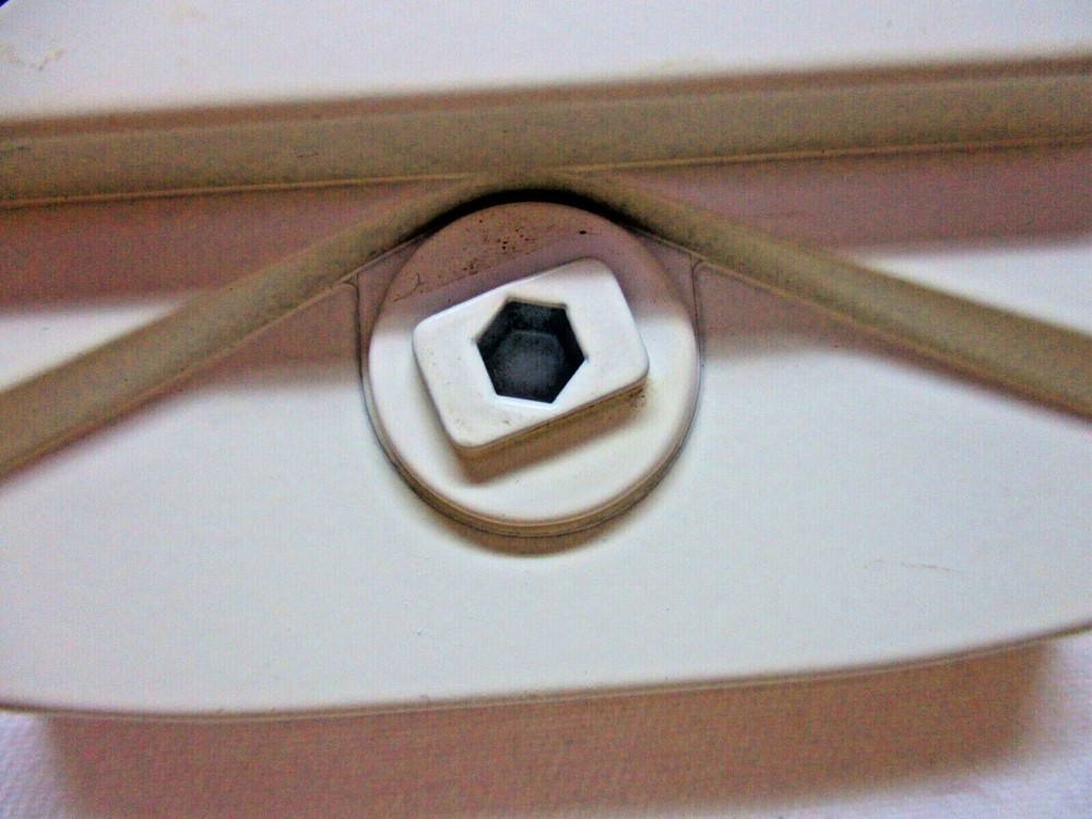 Amerock Andersen 7230 Casement Window Off White Sash Lock Right Hand Hex Insert