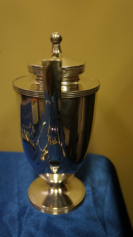 BARBOUR SILVER CO NICKEL SILVER PITCHER 6" TALL