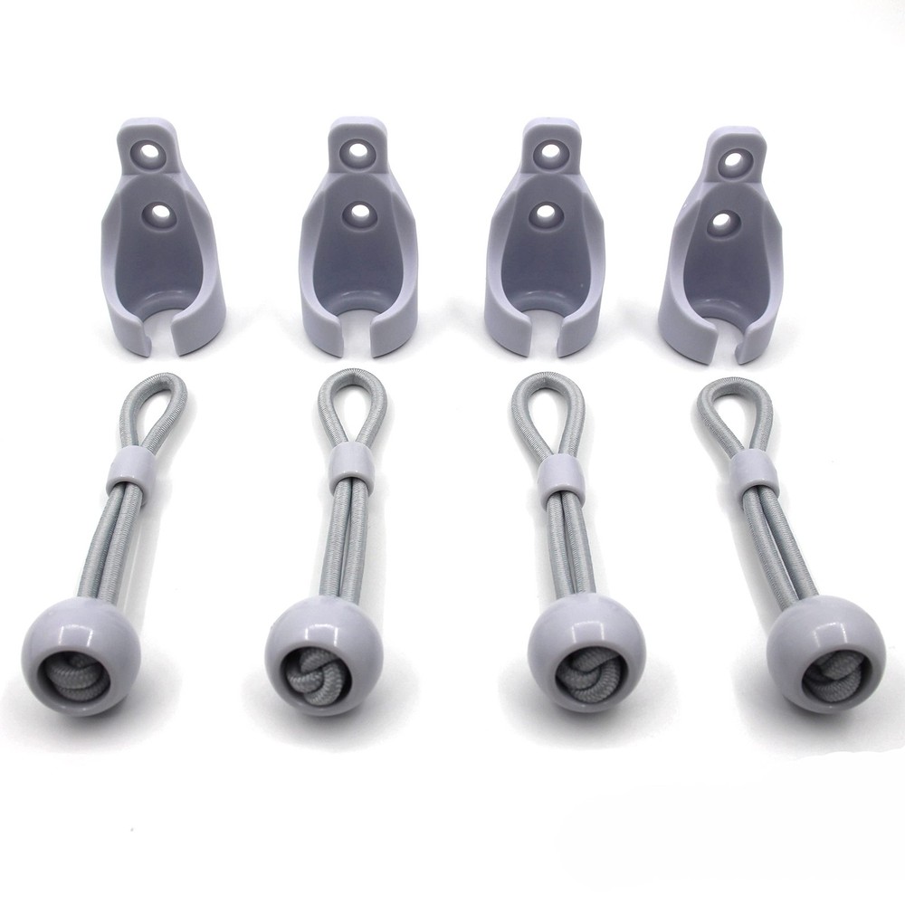 2 Pack Roller Shade Tie Downs Curtains Tie Back With Holder Receivers Wall Mount