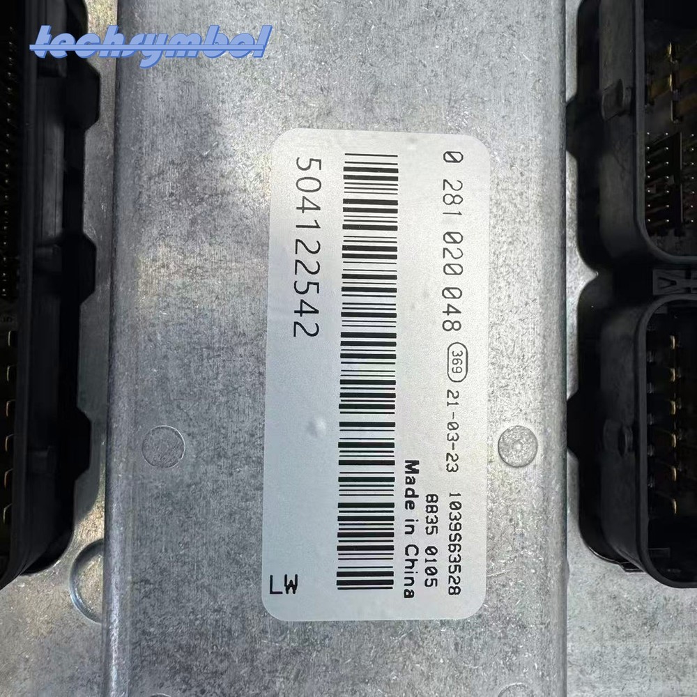 New 504122542 Engine Computer Board ECU for Iveco EDC 0281020048 Programmed